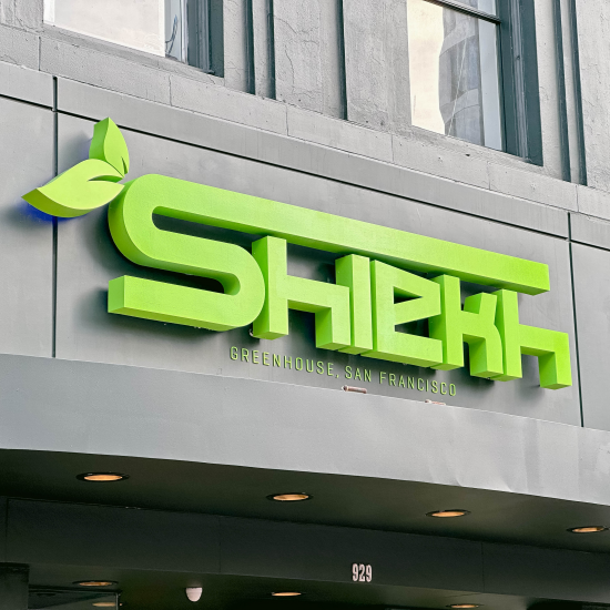 Shiekh Shoes Exterior Retail Sign