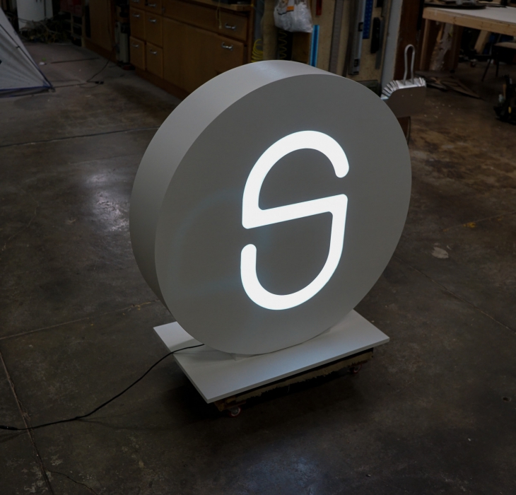 SimpliSafe Illuminated Sign