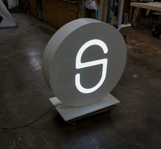 SimpliSafe Illuminated Sign