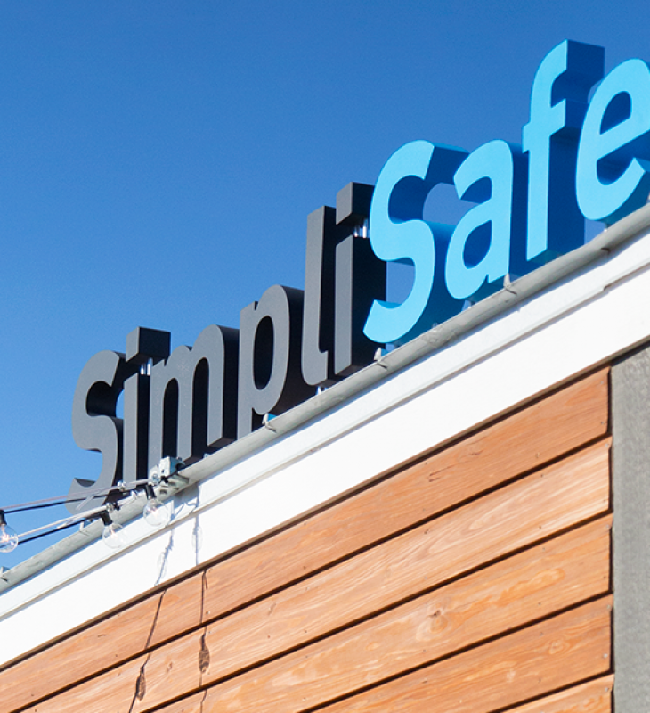 SimpliSafe Freestanding Sign