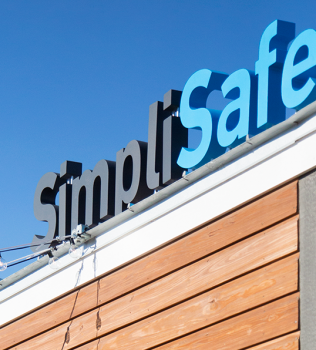 SimpliSafe Freestanding Sign SimpliSafe Freestanding Sign