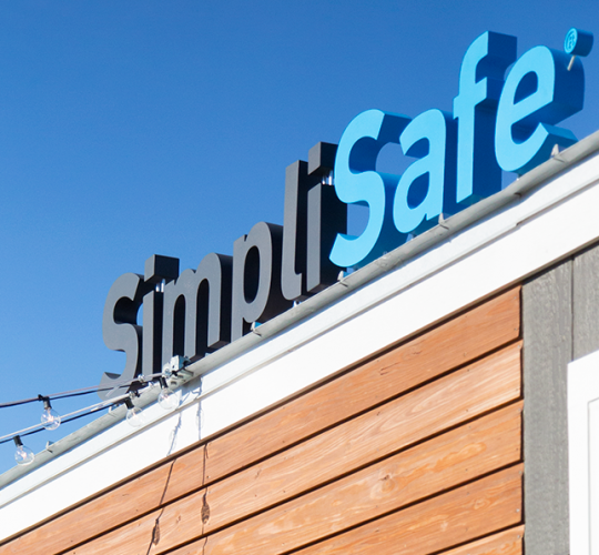 SimpliSafe Freestanding Sign