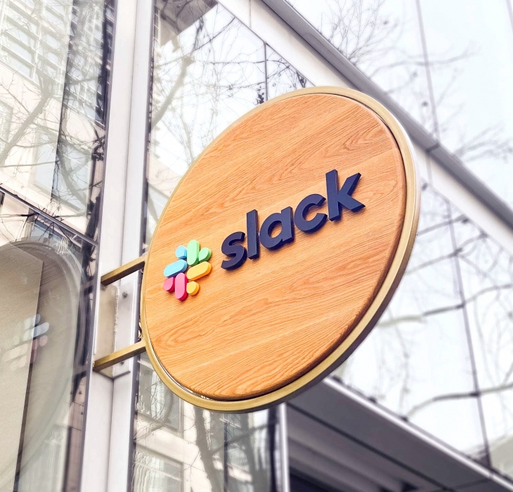 Slack Blade Sign