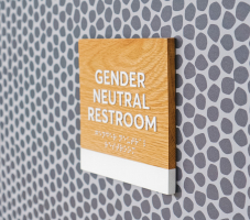 Slack ADA Restroom Wall Signage