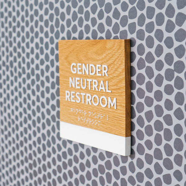 Slack ADA Restroom Wall Signage