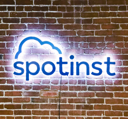 Spotinst Illuminated Sign