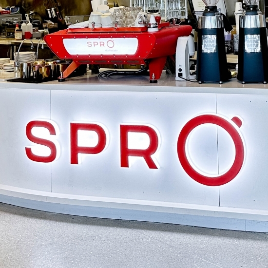 SPRO Illuminated Coffee Bar Sign