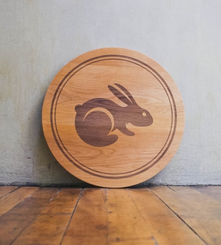TaskRabbit Etched Sign