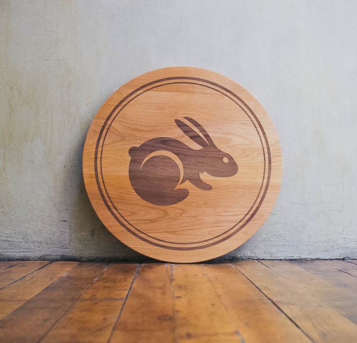 TaskRabbit Etched Sign