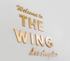 The Wing Los Angeles, Reception Sign