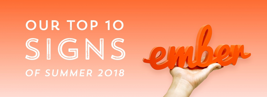 Top 10 Signs, First Edition: Mirrors, minigolf, and a science fair