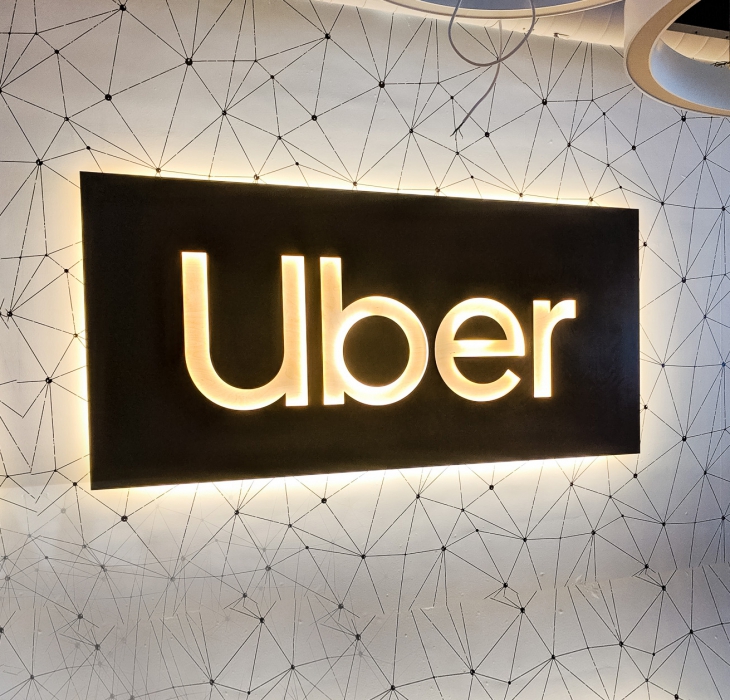 Uber Illuminated Sign