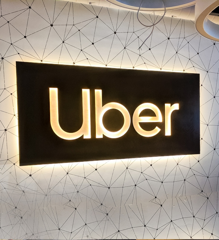 Uber Illuminated Sign