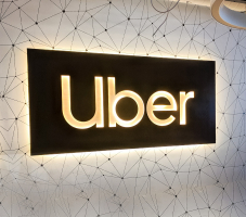 Uber Illuminated Sign