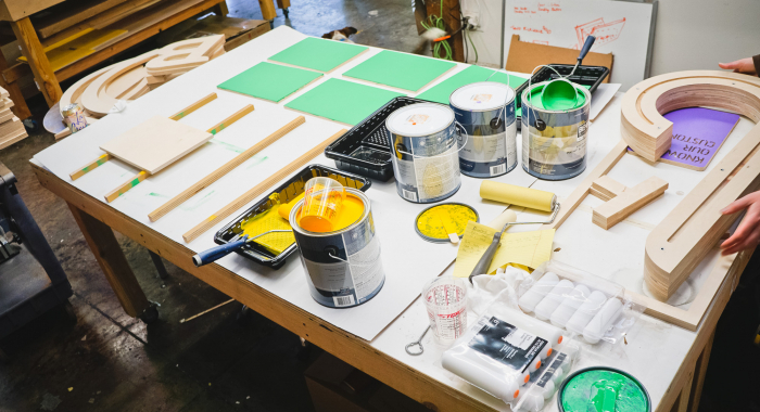 thumbtack office signage process