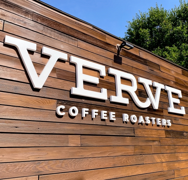 Verve Coffee Exterior Wall Sign