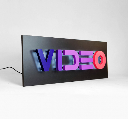 VIDEO sign for Facebook