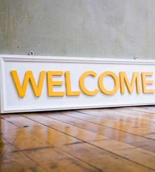 Philz Coffee, Welcome Sign