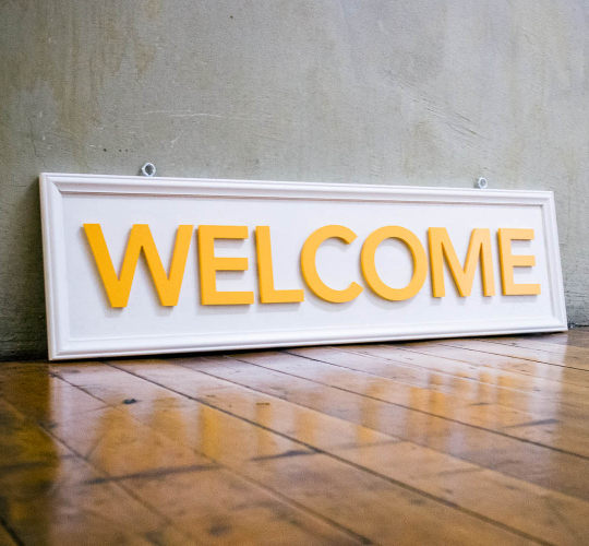 Philz Coffee, Welcome Sign