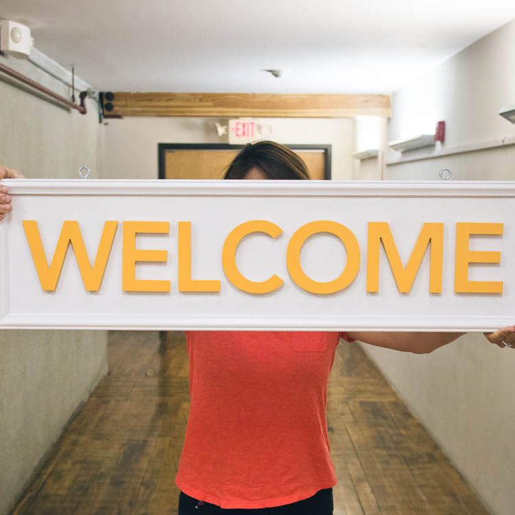 Philz Coffee Welcome Sign