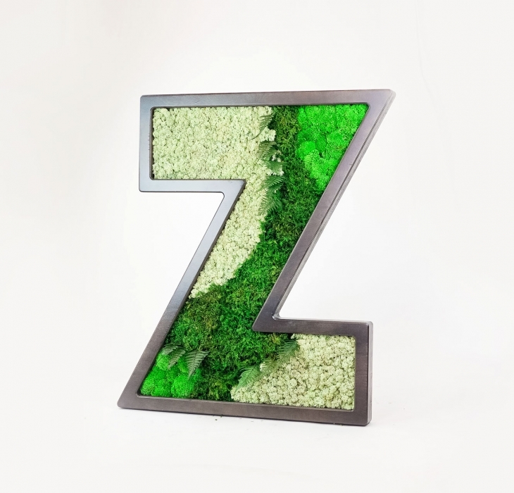 Zumper “Z” Moss Letter