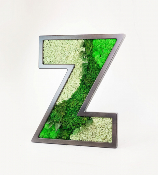 Zumper “Z” Moss Letter